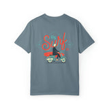 US Surf Co Scooter 2-sided Unisex Garment-Dyed T-shirt