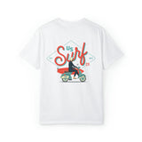US Surf Co Scooter 2-sided Unisex Garment-Dyed T-shirt