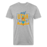 SURF UTAH T-shirt - heather gray