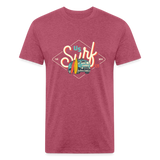 SURF VAN T-Shirt - heather burgundy