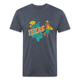 SURF TEXAS T-Shirt - heather navy