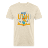 SURF UTAH T-shirt - heather cream