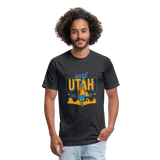 SURF UTAH T-shirt - heather black