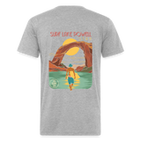 US SURF Co LAKE POWELL 2-Sided T-Shirt (light) - heather gray
