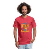 SURF UTAH T-shirt - heather red