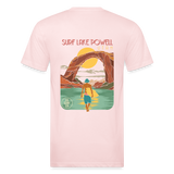 US SURF Co LAKE POWELL 2-Sided T-Shirt (light) - blush pink