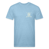 US SURF Co Surf LAKE POWELL 2-sided T-Shirt (dark) - heather blue