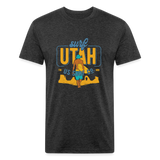 SURF UTAH T-shirt - heather black