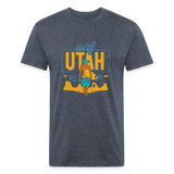 SURF UTAH T-shirt - heather navy