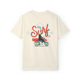 US Surf Co Scooter 2-sided Unisex Garment-Dyed T-shirt