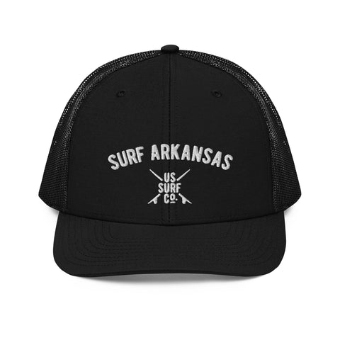 Surf Arkansas Trucker Cap (black)