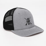 US SURF Co Trucker Cap (gray/black)