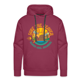 SURF the BEAVER Hoodie - burgundy