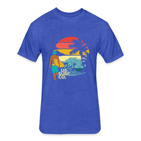 SURF SUNSET T-Shirt - heather royal