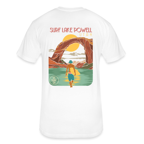 US SURF Co LAKE POWELL 2-Sided T-Shirt (light) - white
