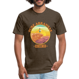 SURF ARKANSAS Hawksbill Edition T-Shirt - heather espresso