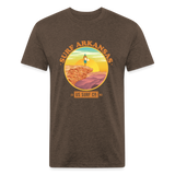 SURF ARKANSAS Hawksbill Edition T-Shirt - heather espresso