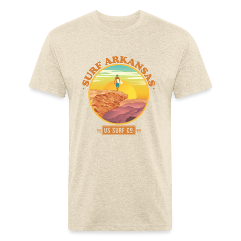 SURF ARKANSAS Hawksbill Edition T-Shirt - heather cream