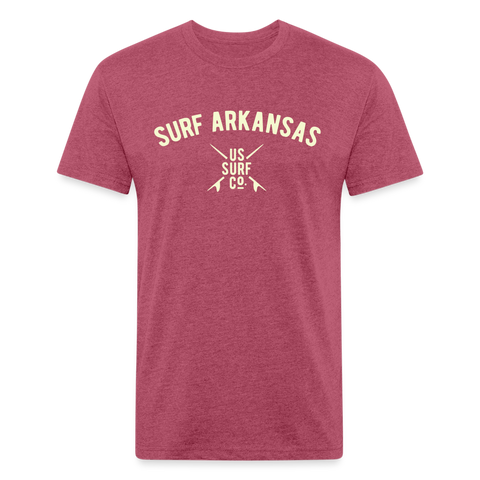 SURF ARKANSAS VINTAGE T-Shirt - heather burgundy