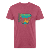 SURF BENTONVILLE T-Shirt - heather burgundy