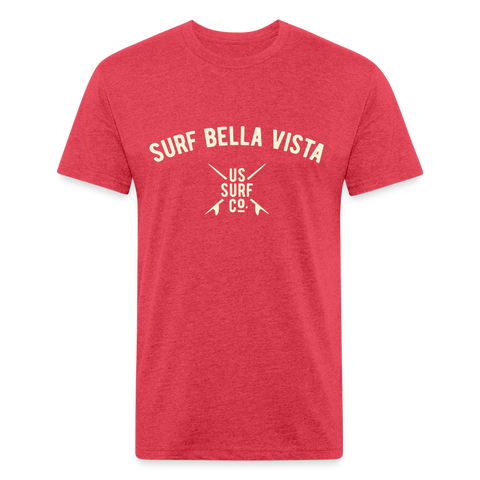 SURF BELLA VISTA Vintage T-Shirt - heather red