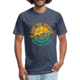 SURF THE BEAVER T-Shirt - heather navy