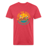 SURF THE BEAVER T-Shirt - heather red