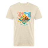 SURF THE BUFFALO T-Shirt - heather cream