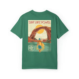 US Surf Co SURF LAKE POWELL 2-sided Unisex Garment-Dyed T-shirt