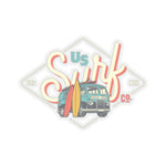 US SURF CO Kiss-Cut Stickers