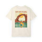 US Surf Co SURF LAKE POWELL 2-sided Unisex Garment-Dyed T-shirt