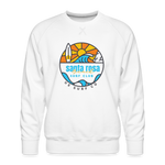 Santa Rosa Beach Men’s Premium Crewneck Sweatshirt - white