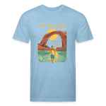 SURF LAKE POWELL T-Shirt - heather blue