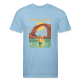 SURF LAKE POWELL T-Shirt - heather blue