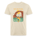 SURF LAKE POWELL T-Shirt - heather cream