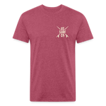 US SURF Co Surf LAKE POWELL 2-sided T-Shirt (dark) - heather burgundy