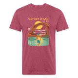 SURF LAKE POWELL T-Shirt - heather burgundy