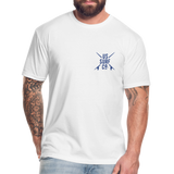 Huntington Beach Fitted Cotton/Poly T-Shirt by Next Level - white