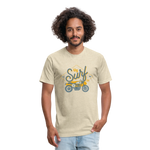 US SURF MOTO T-Shirt - heather cream