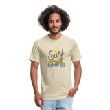 US SURF MOTO T-Shirt - heather cream