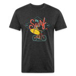SURF BIKER T-Shirt - heather black