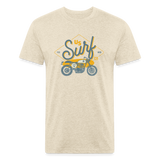US SURF MOTO T-Shirt - heather cream