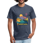 SURF MONTANA T-Shirt - heather navy