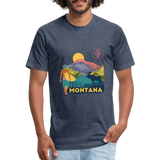 SURF MONTANA T-Shirt - heather navy