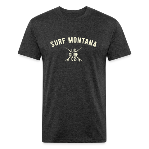 SURF MONTANA VINTAGE T-Shirt - heather black
