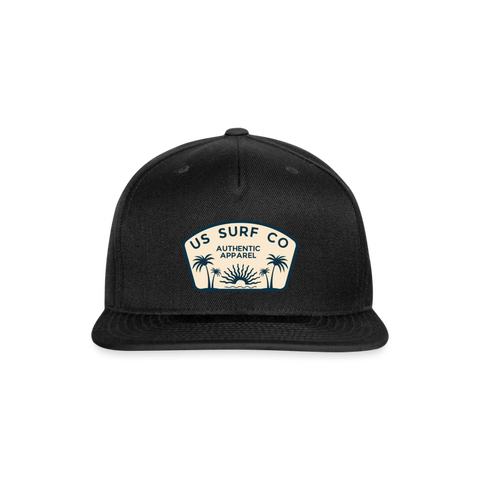 SURF SUNSET Baseball Cap - black
