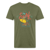 SURF BIKER T-Shirt - heather military green