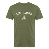 SURF ILLINOIS VINTAGE T-Shirt - heather military green
