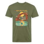 SURF LAKE POWELL T-Shirt - heather military green