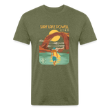 SURF LAKE POWELL T-Shirt - heather military green